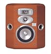 JBL L810CH 3-Way High Performance 5.25" Wall-Mountable Bookshelf Loudspeaker - Cherry (Pair)