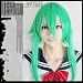 Vocaloid ocaloid Gumi Megpoid Green Cosplay Costume Wig M39 FS