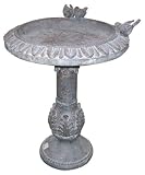 Alpine GEM112 Polyresin Bird Bath