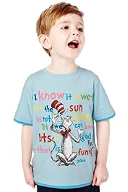 Pure Cotton Cat in the Hat T-Shirt with Stay New™
