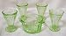 Children's Depression Green Ice Bucket & Tumblers