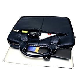 Apple MacBook MB466LL/A 13.3-Inch Elegant Leather Laptop Messenger Bag