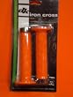 DK IRON CROSS RED RUBBER GRIPS