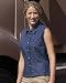 Ladies' Sleeveless Denim Shirt