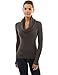 PattyBoutik Women's Cowl Neck Slit High-low Hem Sweater
