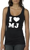 I heart MJ Longer Length Ladies Tank Top