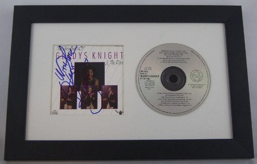 Gladys Knight Very Best of Gladys Knight & the Pips Beautiful Signed Autographed Music Cd Cover Custom Framed Loa