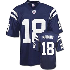 Peyton Manning Youth Jersey: Reebok Blue Replica #18 Indianapolis Colts Jersey