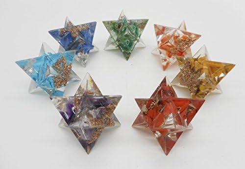 7 Chakra Orgone Merkaba Star Set