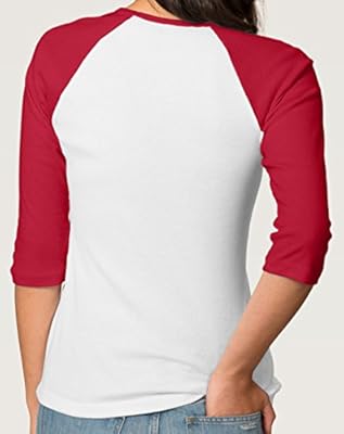 TARPLYN Women's NASCAR Sprint Cup 3/4 Sleeve T-shirt Red