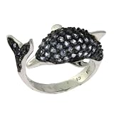 Bling Jewelry Gold Vermeil CZ Snake Ring