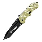 Smith & Wesson SWBLOP3TD Black Ops M.A.G.I.C. Assisted Opening Liner Lock Folding Knife, Black