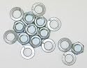 1963-1982 Corvette Parking Brake Flange Plate Nut Set
