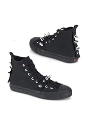 Men'S Canvas Spiked High Top Sneaker