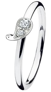 Spinning welry - 15509XL - Anillo de mujer de plata de ley con circonitas (talla: 19)
