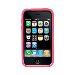 Speck Products See Thru Satin Soft Touch Hard Shell Case for iPhone 3G / 3GS (Pink)