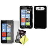 Stealth Black Hard Case / Cover / Shell & LCD Screen Guard / Protector for  ....