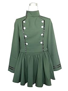 Mtxc Women's Katekyo Hitman Reborn Cosplay Kokuyo School Uniform Kid Size Large Green