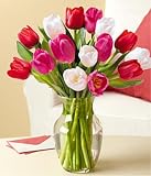 Flowers - Sweetheart Tulips with Vase by Proflowers Sale