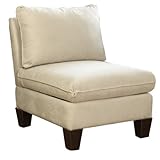 Carolina Cottage Upholstered Oxford Armless Chair