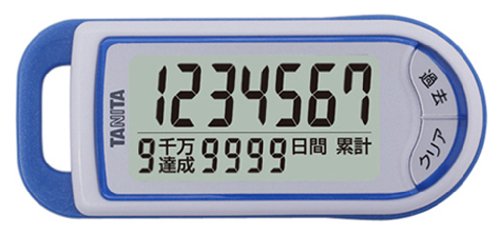タニタ(TANITA) 3Dセンサー搭載歩数計 「億歩計」 ブルー FB-732-BL