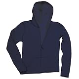 Apparel : Navy Blue Classic Fleece Raw Edge Hoodie for Junior and Girl Sizes. Fleece, unfinished edges 5 Adult Sizes