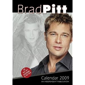 Brad Pitt 2009 Poster Size Wall Calendar
