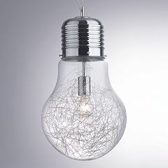 Pendelleuchte h�henverstellbar Luce Max in Transparent / Chrom Size: Big
