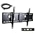 VideoSecu Tilt TV Wall Mount for Most 32"-65" LCD LED Plasma TV Flat Screen, Sturdy Steel Wall Plate Free HDMI Cable and 6" Bubble Level M43 from Videosecu