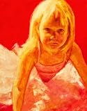Custom Order #V2-WVY, Oil on Canvas, Custom Painting of The Person You Love, For 1 Person of Customer's Choice, Style: Expressionism, with Signature Text "ENDLESS LOVE", Canvas Size 20 x 30 inch