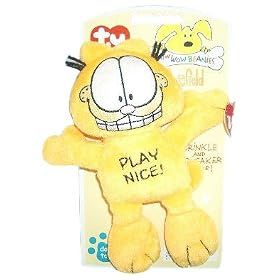 TY Bow Wow Beanies  Garfield  - Play Nice