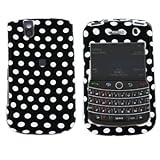 Premium - Blackberry 9630/Tour Polka Dots Cover - Faceplate - Case - Snap O ....