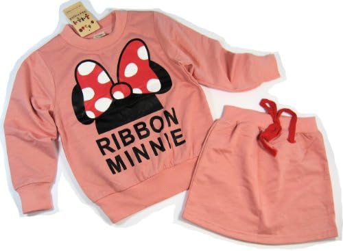 Girls Minnie Sweatshirt Skirt 2 Piece Set for Spring/Fall ~ Ages 18M to 6 (5T (130))