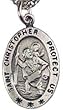 St. Christopher Medal Pendants Necklaces .