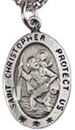 St. Christopher Medal Pendants Necklaces .