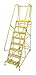 Cotterman 1008R2632A1E30B4C2P6 - Rolling Ladder Steel 110In. H. Yellow