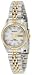 Armitron Women's 752475MOP NOW Swarovski Crystal Accented Two-Tone Mother-of-Pearl Dress Watch