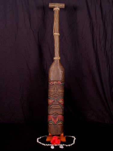 HAWAIIAN TIKI PADDLE BIG KAHUNA TIKI 32 - TREASURE CRAFT