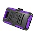 Cover-U® Motorola Droid Maxx XT1080M Extreme Rugged Dual Layer Kickstand Combo Case with Belt clip Holster Purple/Black Included [Free Premium Screen Guard + Free Cover U (TM) Stylus Pen + Anti-Dust Plug]