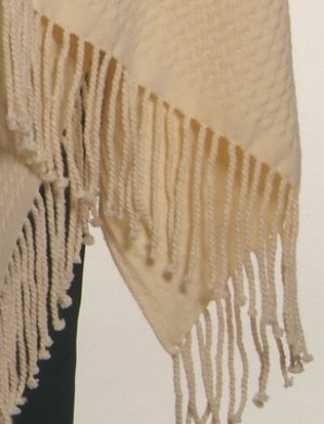 Poncho, gelb, mit Sonnenblumen
