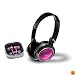 Stereo -Pink - Mini-phone - Wired - Gold Plated - Over-the-head - Binaural - Ear-cup