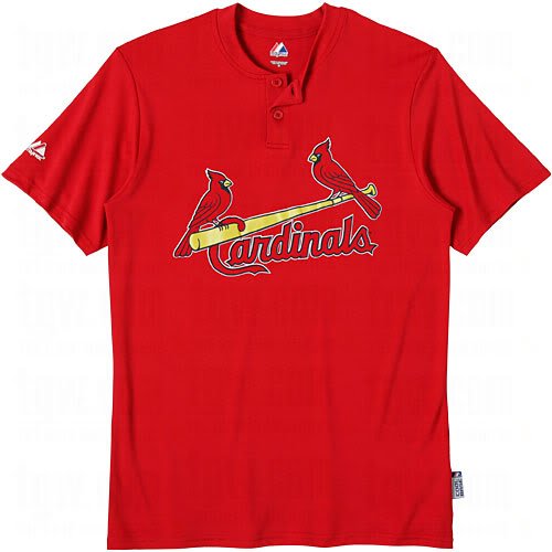 St. Louis Cardinals Two Button Officially Licensed MLB Jersey Youth Medium