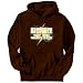 Hardcore Rugby Union Football Player Sports Mens Hoodie (Brown, Sizes X-Small - XXX-Large)