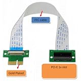 PCI-e Express 1X Riser Extender with High Speed FFC Flexible Cables
