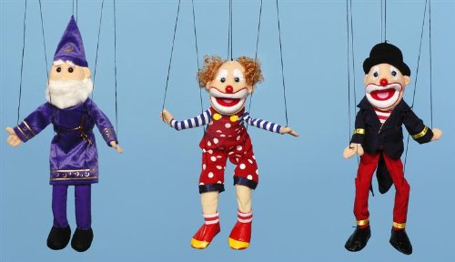 Childrens Toyshop  Toys : Clown Marionette (B1904)