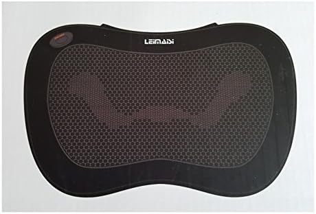 Shiatsu Neck and Back Massager - Great for Driving - Car Adapter Included - Relieve Those Tired Head, Shoulder, Feet and Lower Back Muscles At the Office or At Home (Black)