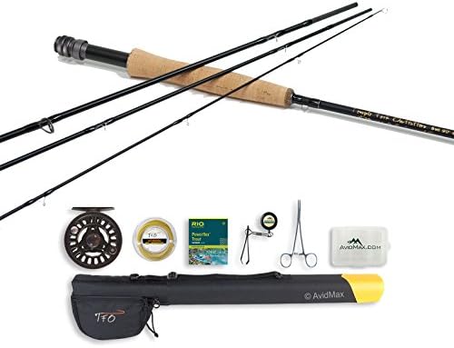 TFO Lefty Kreh Pro Series II 6WT 9'0" 4PC Fly Rod and Prism Cast Reel Outfit