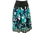 Alfani Floral-Print Silk Skirt Multi 12