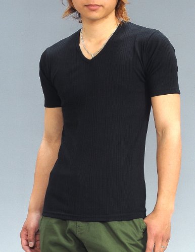 シャツ 男性 半袖 カットソー Vネック 无地 プ