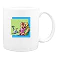 Mug with establishment, store, simulator, exercising, trainer, choose, mercantile, select, shop